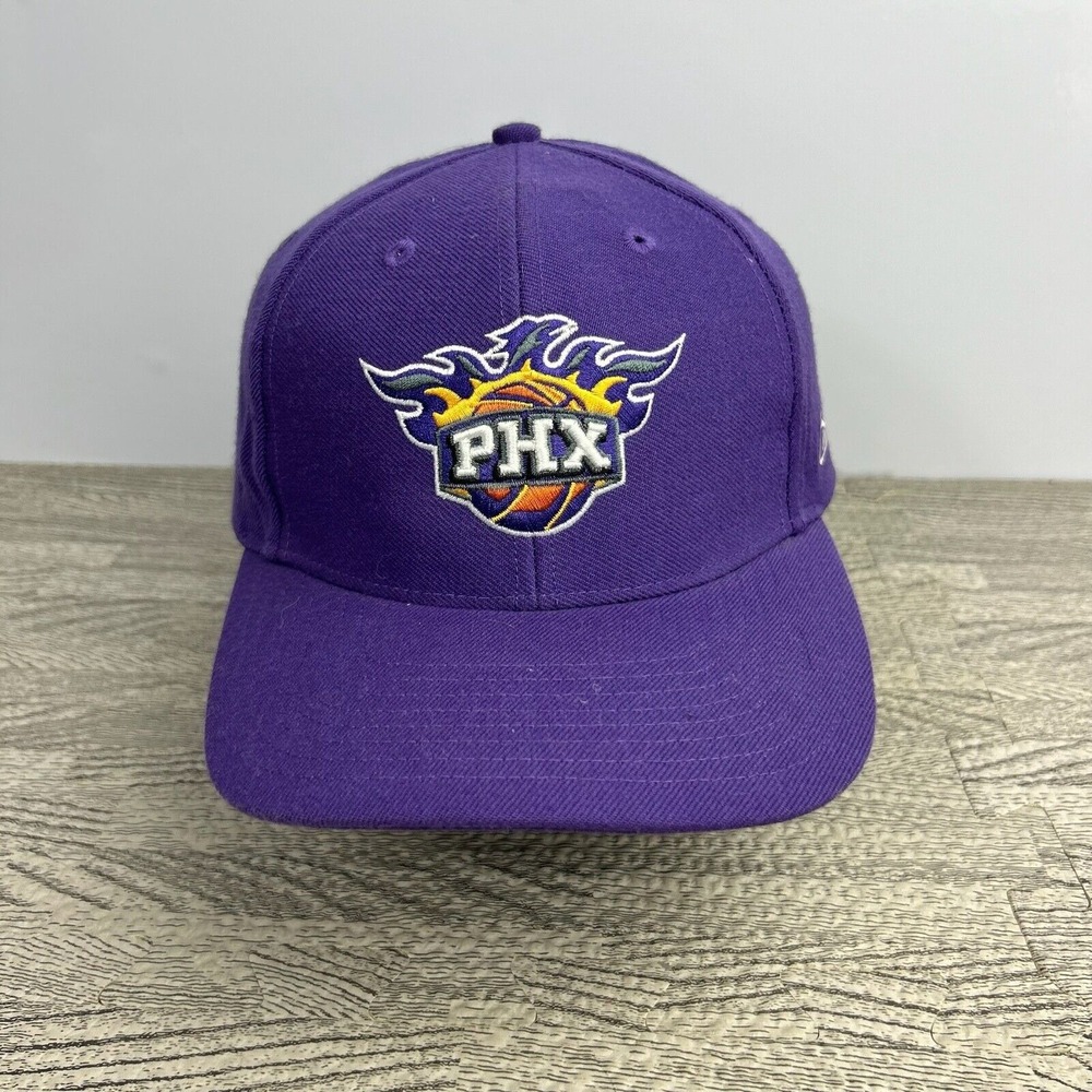 Vintage Phoenix Suns Hat Cap Strap Back Purple Mens‎ Reebok NBA Basketball